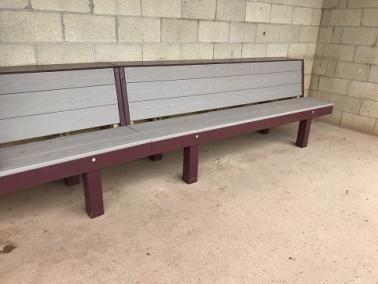 Dugout Bench, softball seating